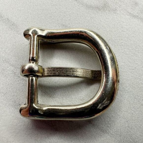 Small Silver Tone Simple Basic Belt Buckle - Picture 3 of 8